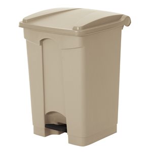 12 Gallon Beige Step-On Receptacle (1 ea / cs) Discontinued