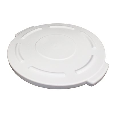 Lid For 10 Gallon Can White (6 ea / cs) NSF STD 2 Listed