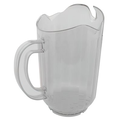 60 oz Polycarbonate Pitcher 3 Spout Clear (12 ea / cs)