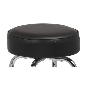 Black Replacement Round Bar Stool Seat (6 ea / cs)