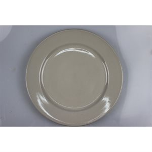 Wide Rim 12" Plate American White (1 dz / cs) Victoria