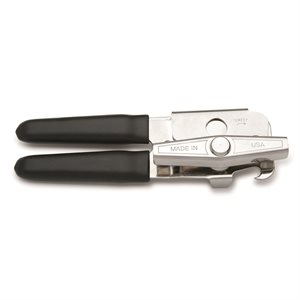 Hand Held Can Opener with Black hand grips (48 ea / cs) USE #SWING 407BKFS Discontinued
