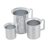 1 qt Liquid Measuring Cup, Aluminum (1ea  36ea / cs)