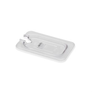Polycarbonate Cover 1 / 9 Size Notched with Out Handle NSF (12 ea / bx 4 bx / cs)