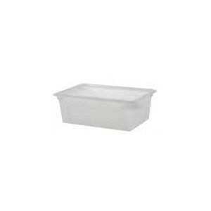 Food Storage Box 18" x 12" x 6" White Polypropylene (12 ea / cs)