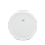 White Polypropylene Round Storage Container Lid NSF Fits 6 & 8 Qt (12 ea / cs)