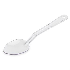 Serving Spoon 11" Polycarb Clear (sold by the dz) (1 dz / bx 6 bx / cs)