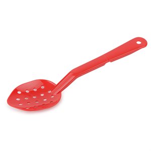 Serving Spoon 13" Perf Polycarb Red (sold by the dz (1 dz / bx 6 bx / cs)
