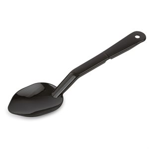 Serving Spoon 13" Solid Polycarb Black (sold by the dz) (1 dz / bx 6 bx / cs)