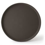 Round Tray Fiberglass Anti-Skid 14" Brown (12 ea / cs)