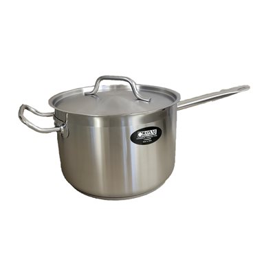 Sauce Pot 7.6 qt S / S with Cover & Helper Handle NSF (1 ea / bx 4 bx / cs)