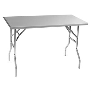 Folding Worktable No Undershelf 30" x 60" S / S NSF (1 ea / cs)
