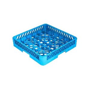 25-Compartment Glass Rack Blue NSF Listed Compartment Size 3.46"L x 3.46"W x 3.22"H (6 ea / cs)