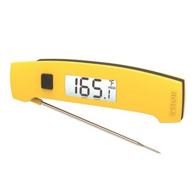 Folding Thermocouple Thermometer, digital, 1.5mm dia. step down probe, type T, pivoting probe of 270°, -40° to 572°F (-40° to 300° C) NSF (2 ea / cs)