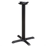 22" x 22" X-Base Black Disco / Bar Height Complete Table Base “Call Customer Service for Availability”