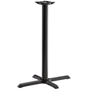 22" x 30" X-Base Black Disco / Bar Height Complete Table Base “Call Customer Service for Availability”