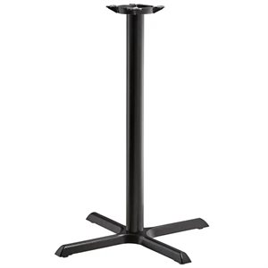 30" x 30" X-Base Black Disco / Bar Height Complete Table Base “Call Customer Service for Availability”